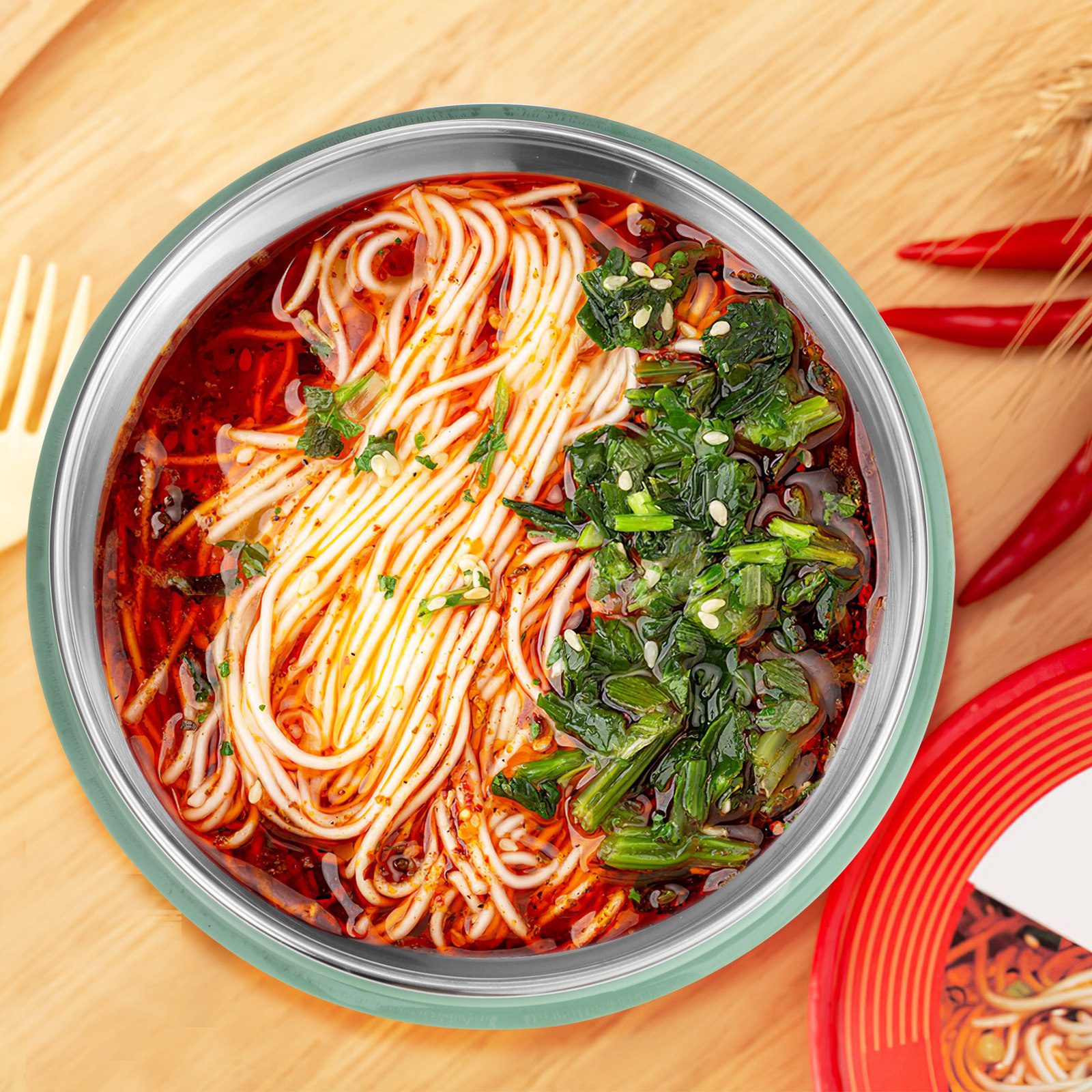 Stainless Steel Ramen Bowl Lar - đánh giá và giá Stainless Lunch Box