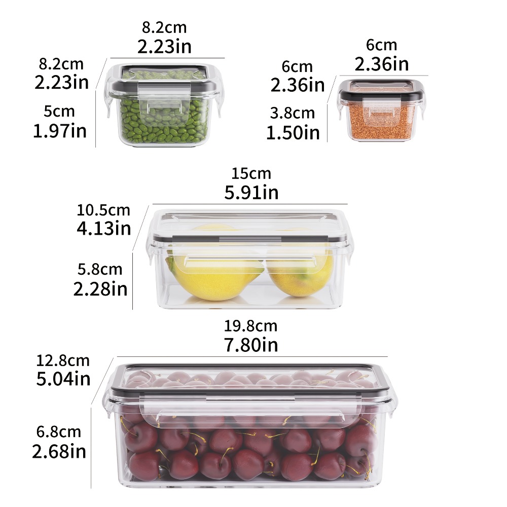 Set BPA-Free Airtight Food Con - đánh giá và giá Food Storage Order
