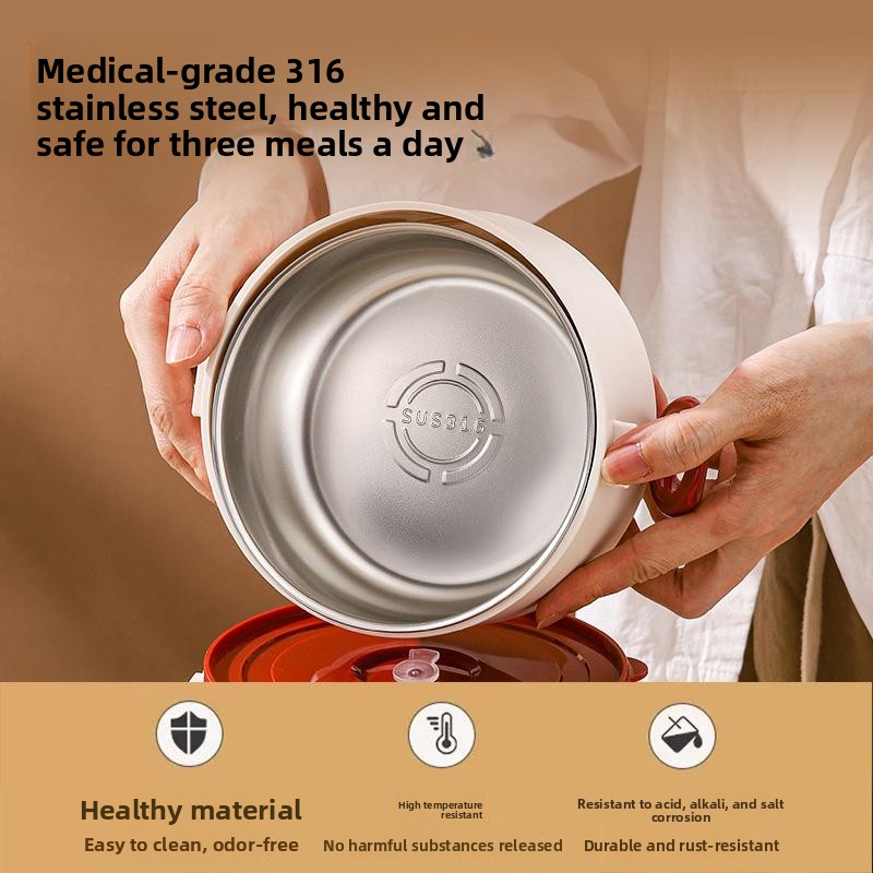 Portable Large Capacity Insula - đánh giá và giá Stainless Lunch Box