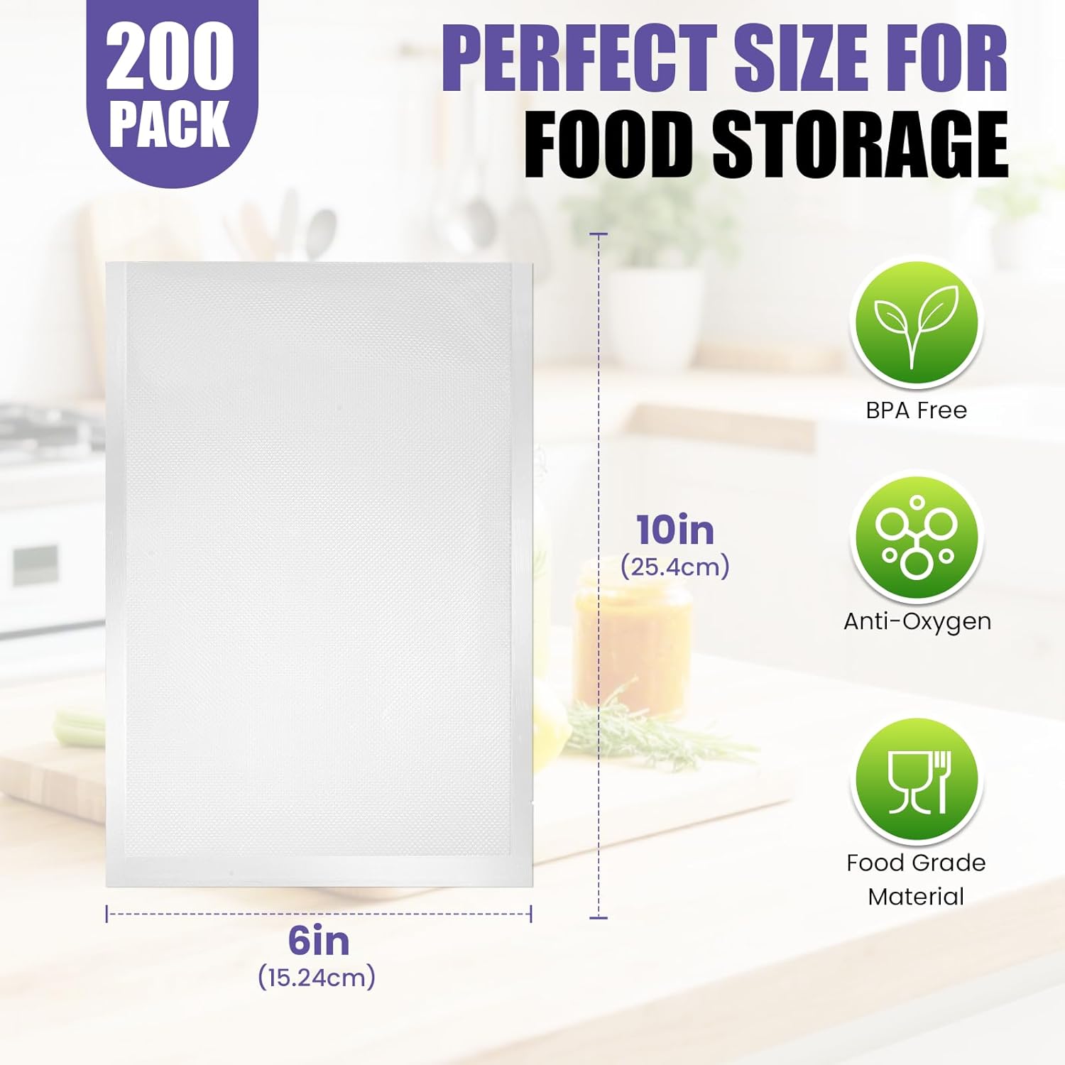200 Vacuum Sealer Bags 6x10in  - đánh giá và giá Food Storage Vacuum Sealer Machine