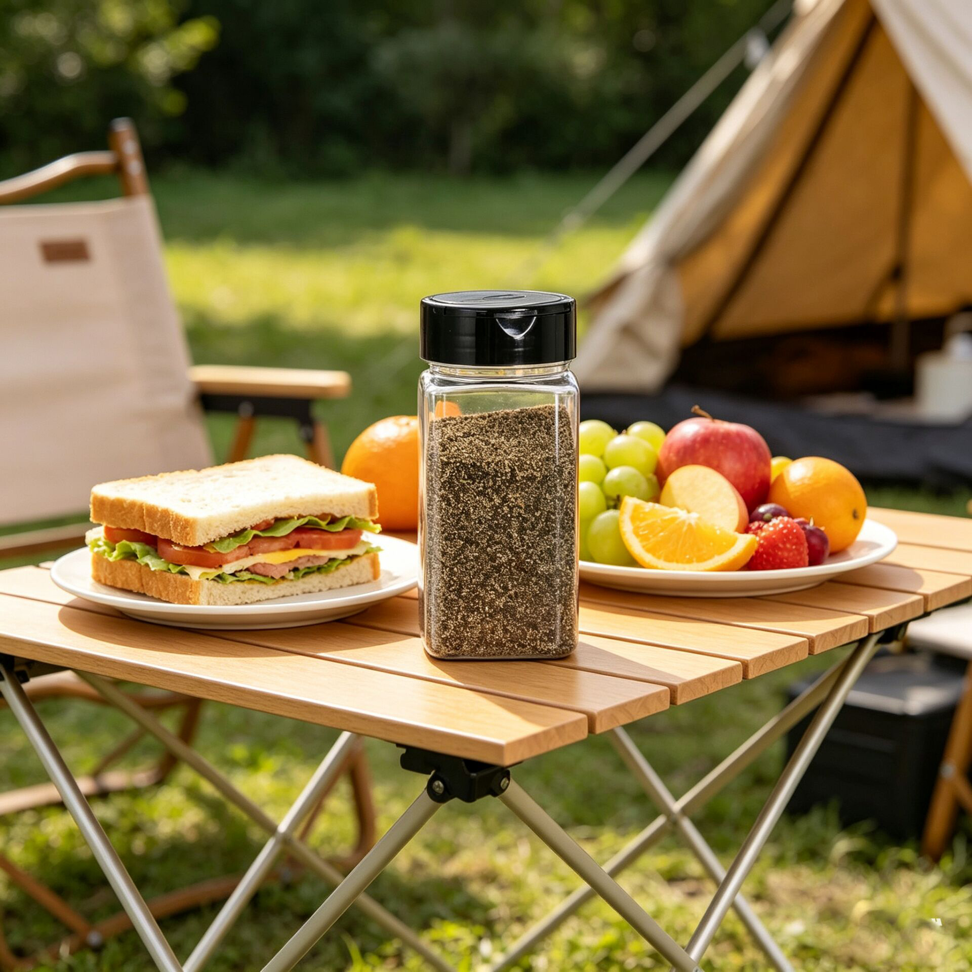 Square Large Plastic Spice Jar - đánh giá và giá Food Storage Large