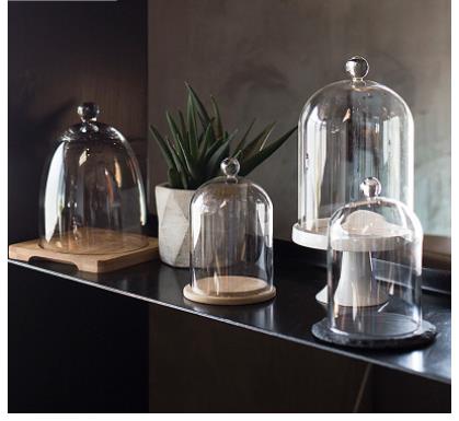 Glass Fresh-keeping Cover Cake - đánh giá và giá Food Storage Glass Round