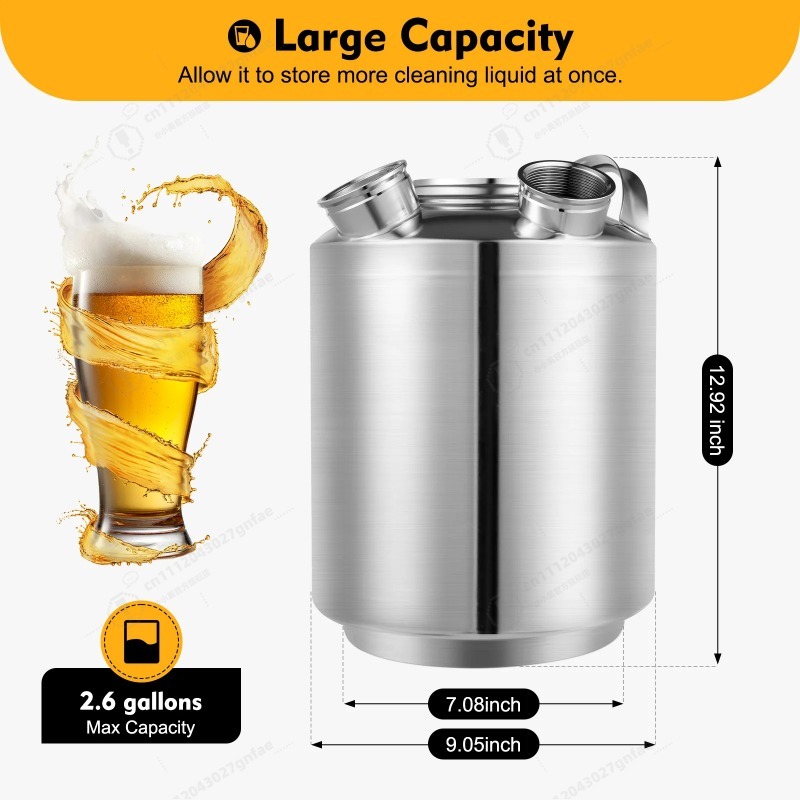 10L Stainless Steel Beer Line  - đánh giá và giá Food Storage Machine