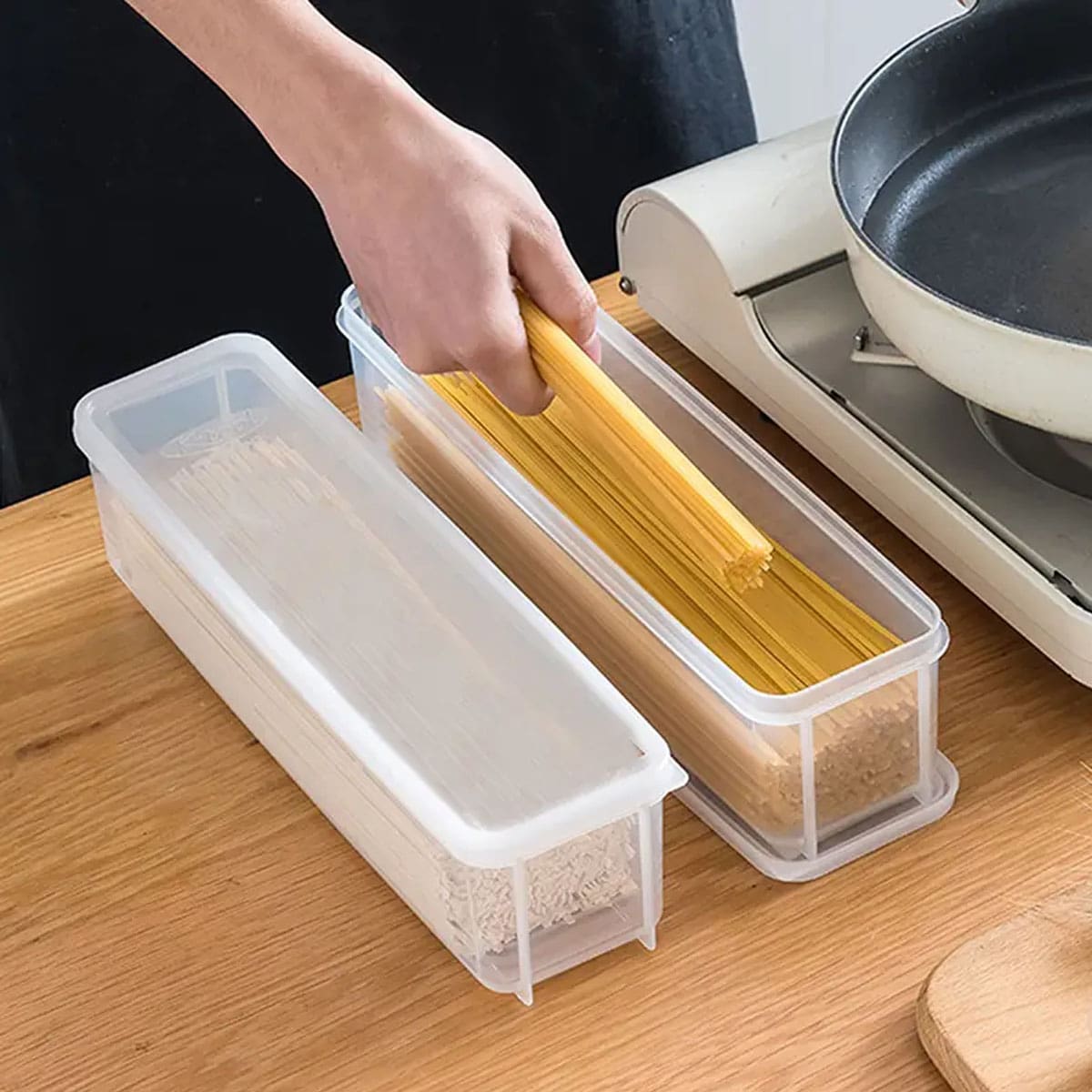 1 Plastic Transparent Storage  - đánh giá và giá Food Storage Order