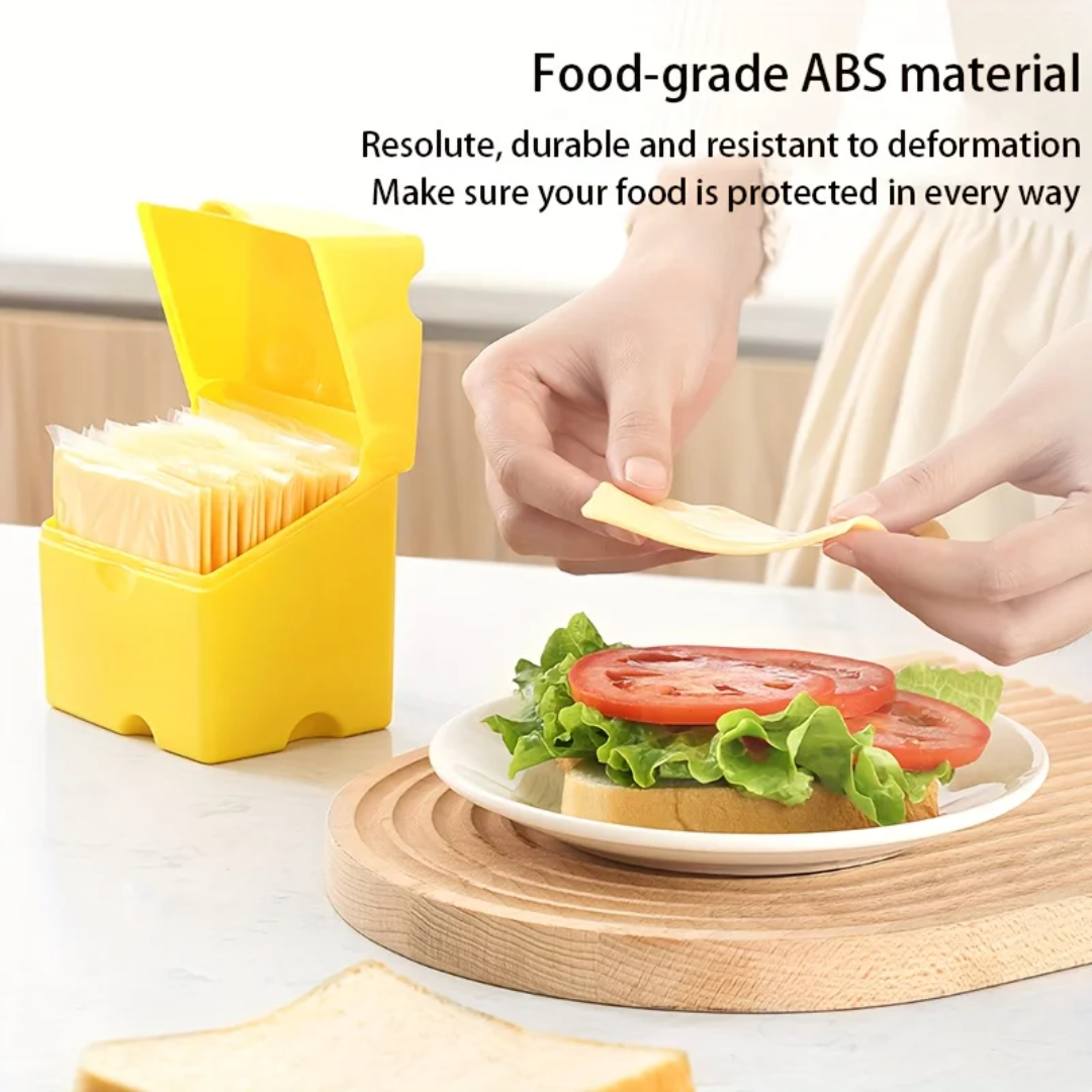 ABS Cheese Storage Box with Fl - đánh giá và giá Food Storage Yellow