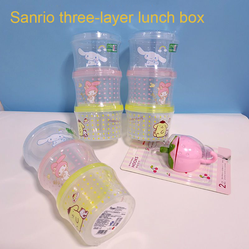 Kitty Bento Box Set 3 Pieces C - đánh giá và giá Food Storage Room